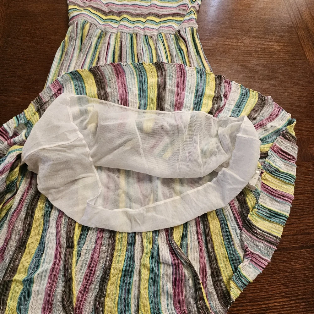 M By Missoni Y2K Sundress Multicolor Knit Size 4 - Picture 8 of 13
